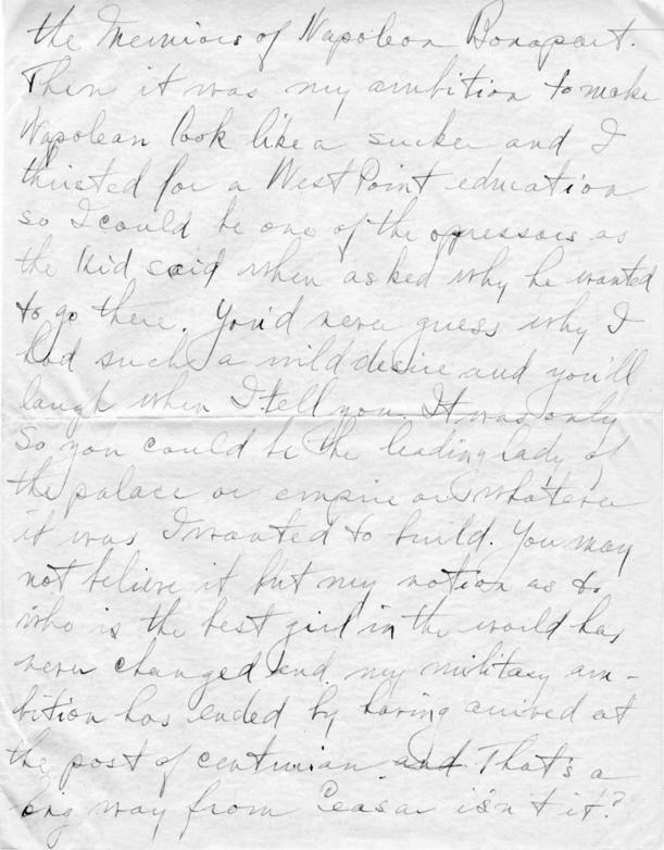 Harry S. Truman to Bess Wallace