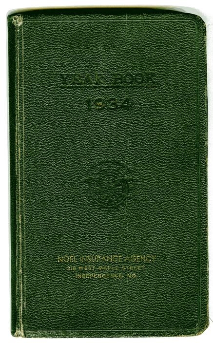 Diary appointment book of Harry S. Truman