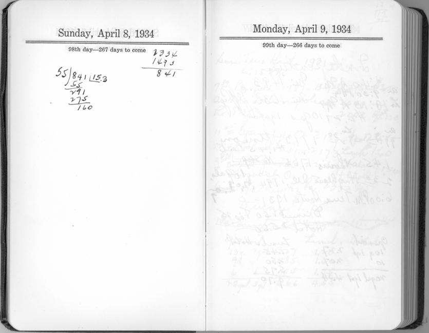 Diary appointment book of Harry S. Truman