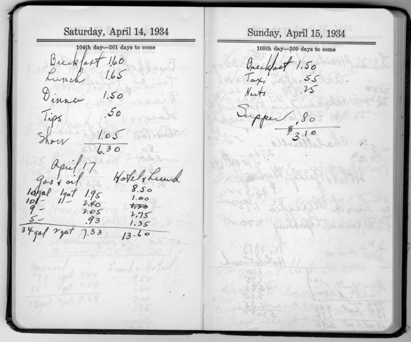 Diary appointment book of Harry S. Truman