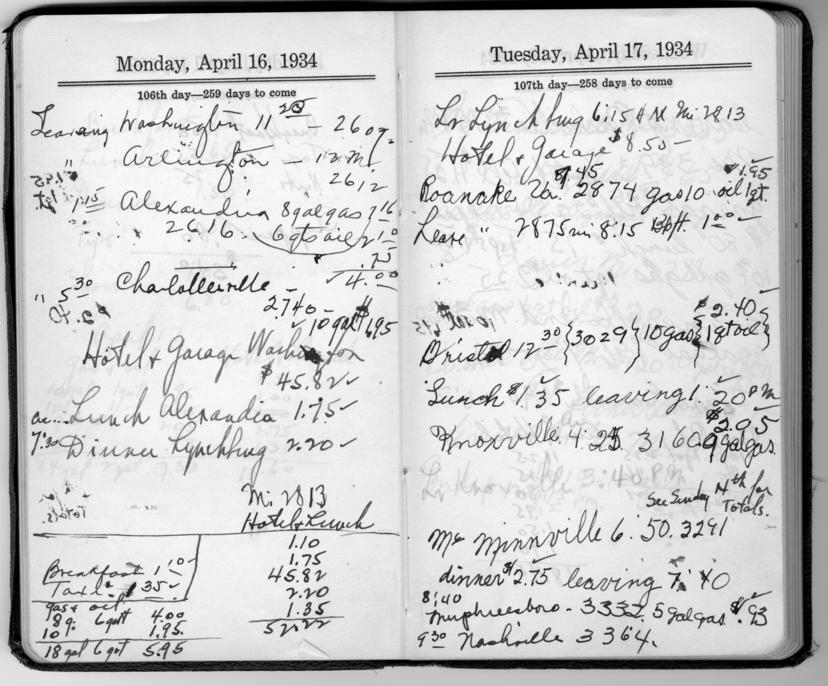 Diary appointment book of Harry S. Truman