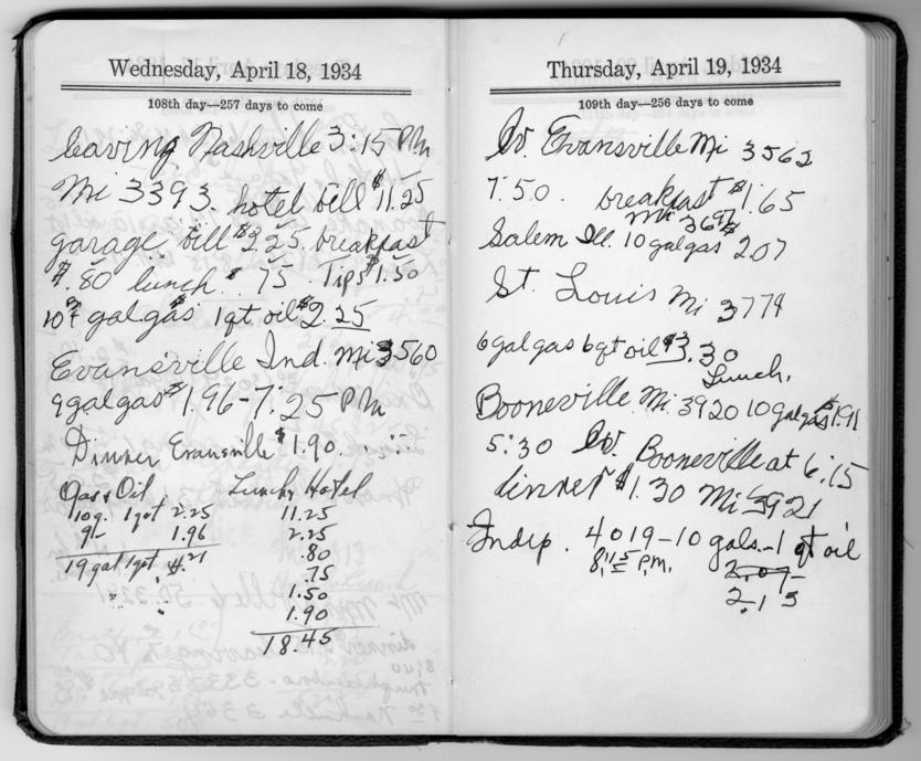 Diary appointment book of Harry S. Truman