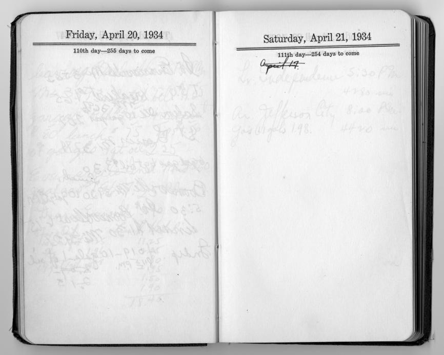 Diary appointment book of Harry S. Truman