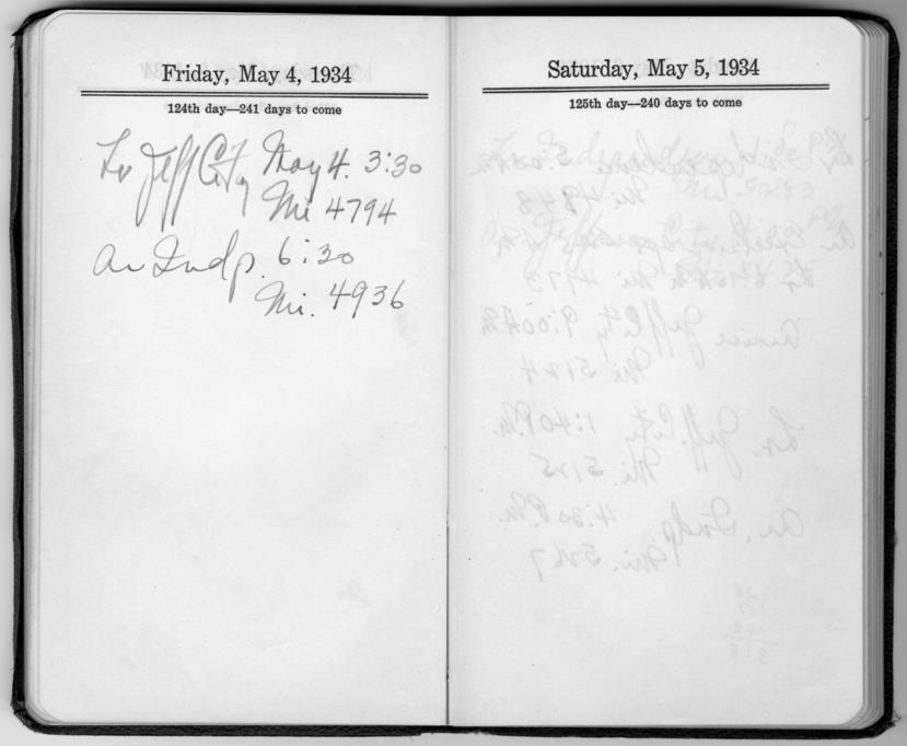 Diary appointment book of Harry S. Truman