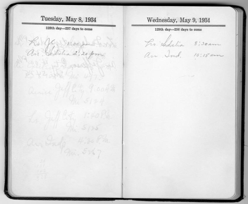 Diary appointment book of Harry S. Truman