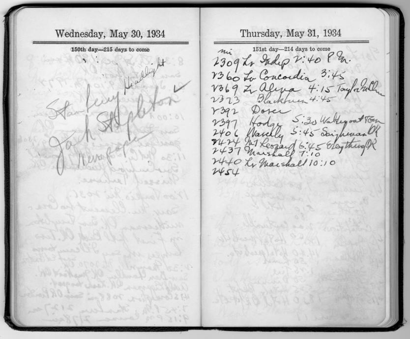 Diary appointment book of Harry S. Truman