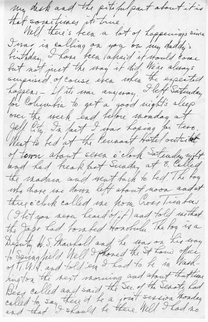 Harry S. Truman to Ethel Noland