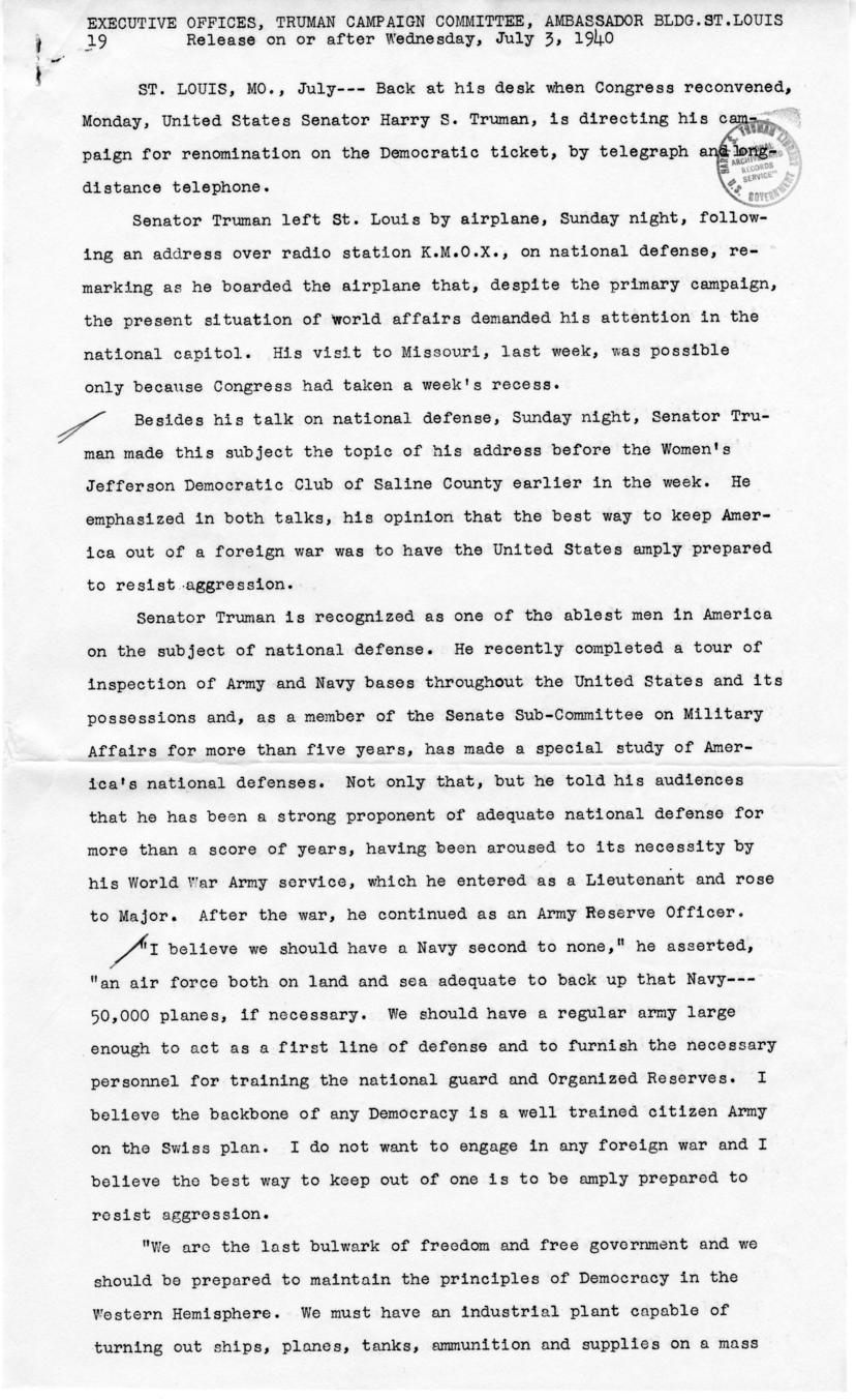 Press Release