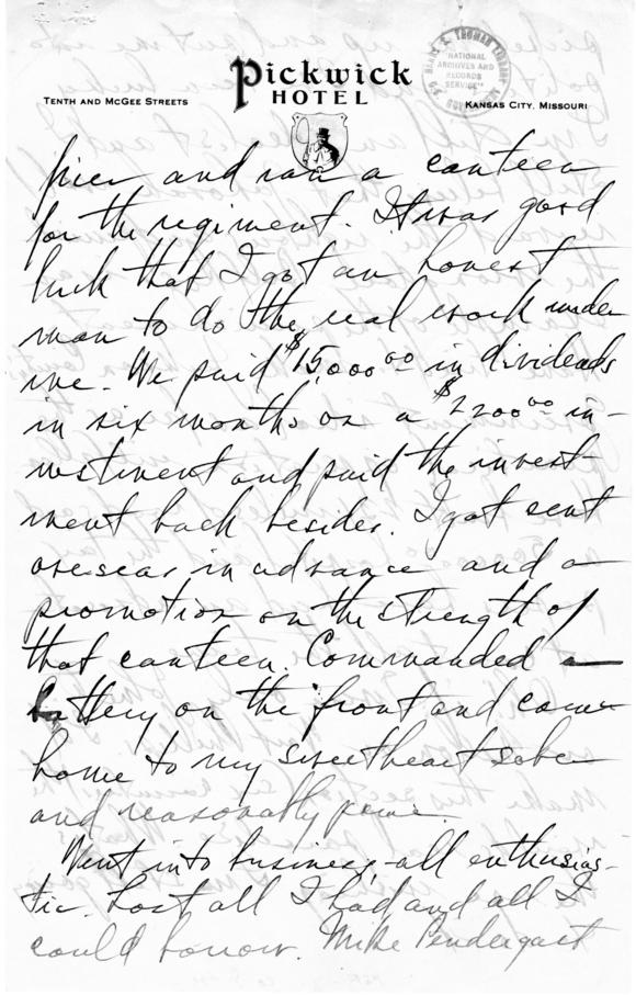 Longhand Note by Harry S. Truman