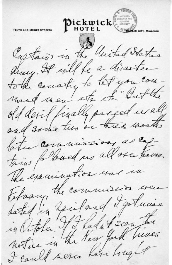 Longhand Note by Harry S. Truman