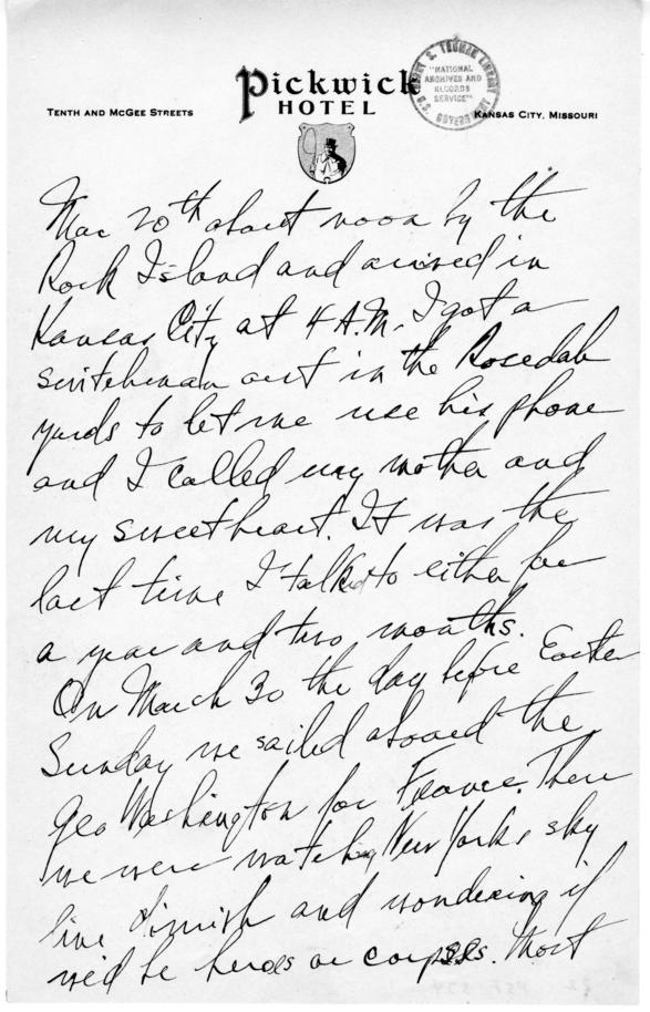 Longhand Note by Harry S. Truman