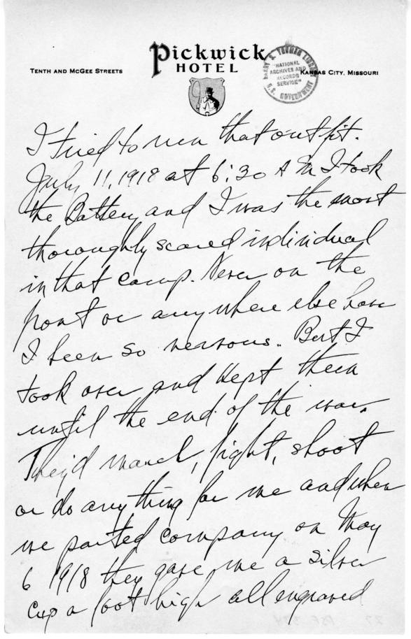 Longhand Note by Harry S. Truman