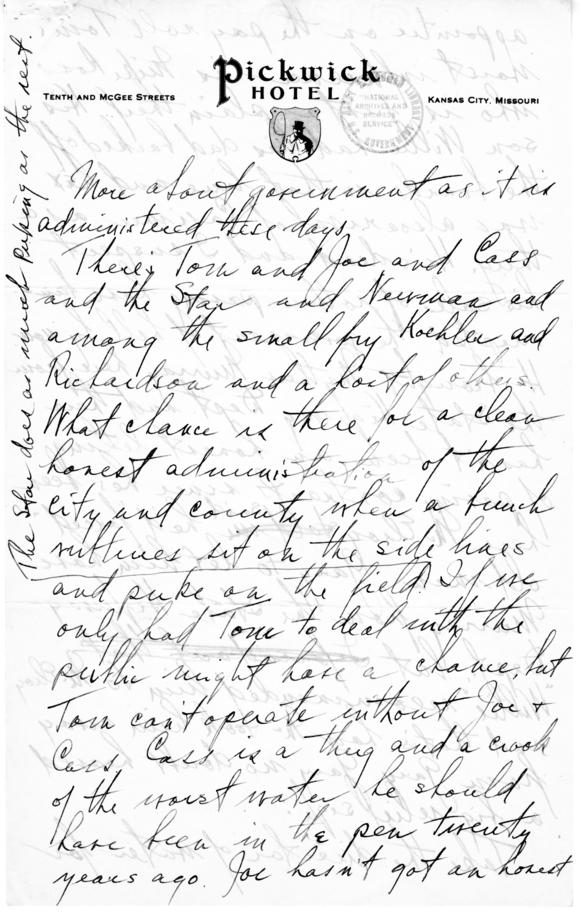 Longhand Note by Harry S. Truman