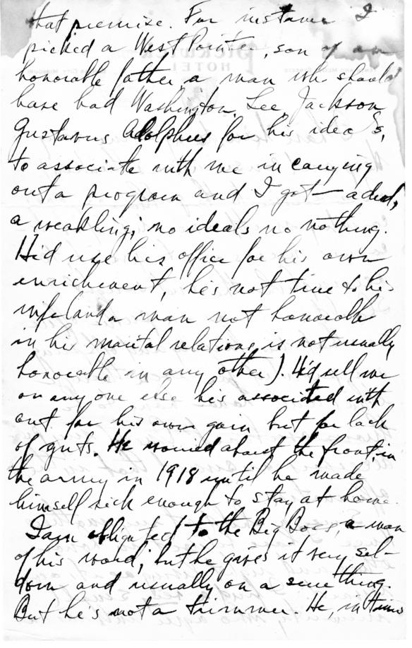 Longhand Note by Harry S. Truman