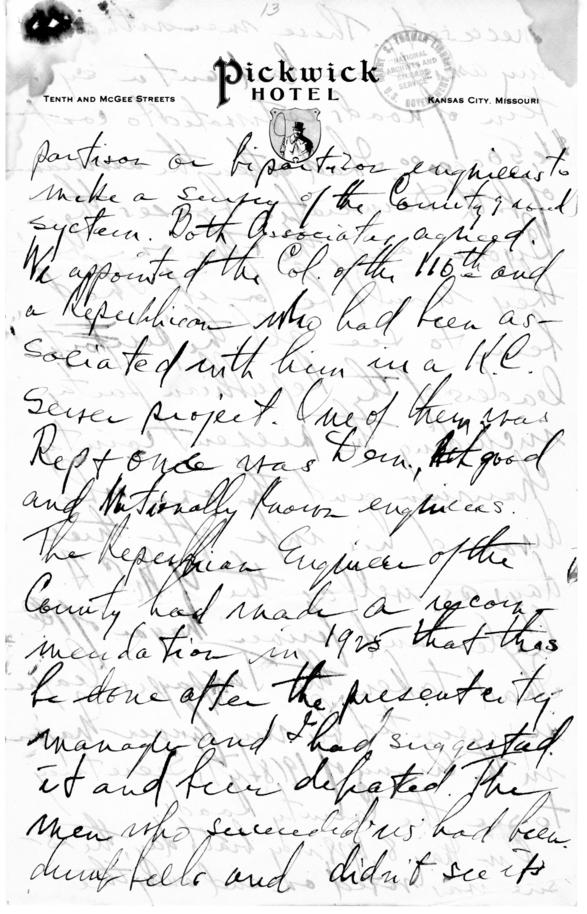 Longhand Note by Harry S. Truman