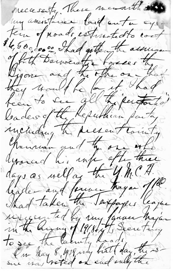 Longhand Note by Harry S. Truman