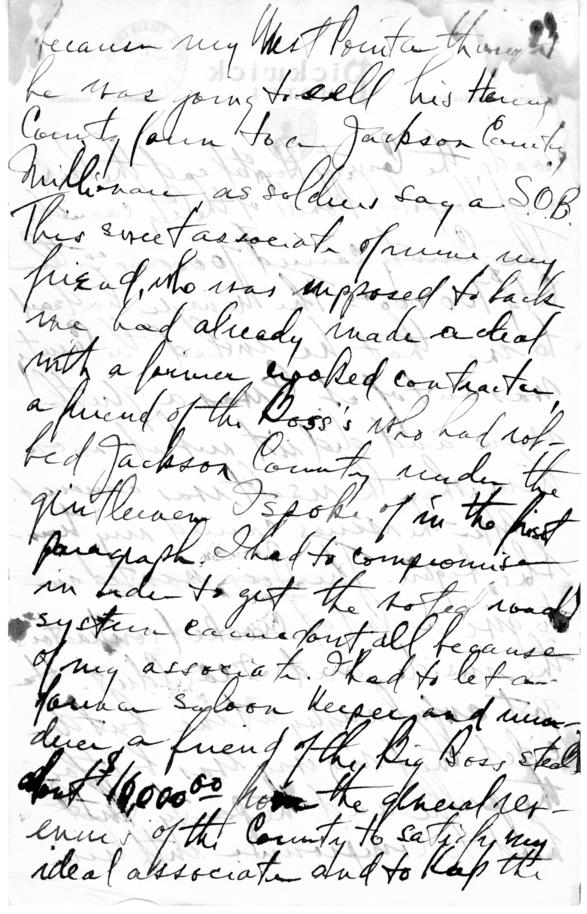 Longhand Note by Harry S. Truman