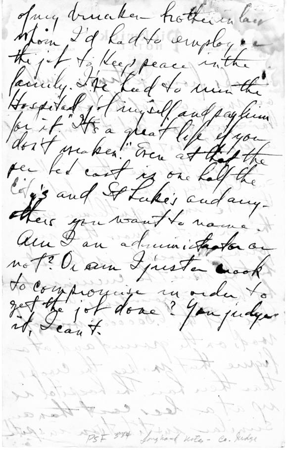 Longhand Note by Harry S. Truman