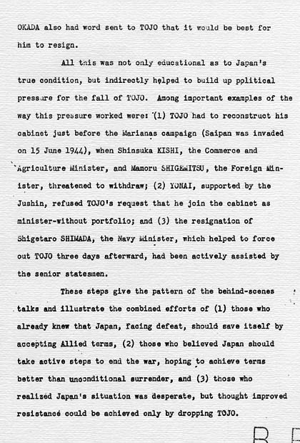 United States Strategic Bombing Survey: Japan's Struggle to End the War