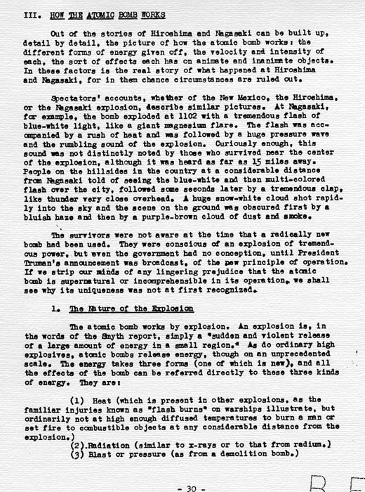 U. S. Strategic Bombing Survey: The Effects of the Atomic Bombings of Hiroshima and Nagasaki