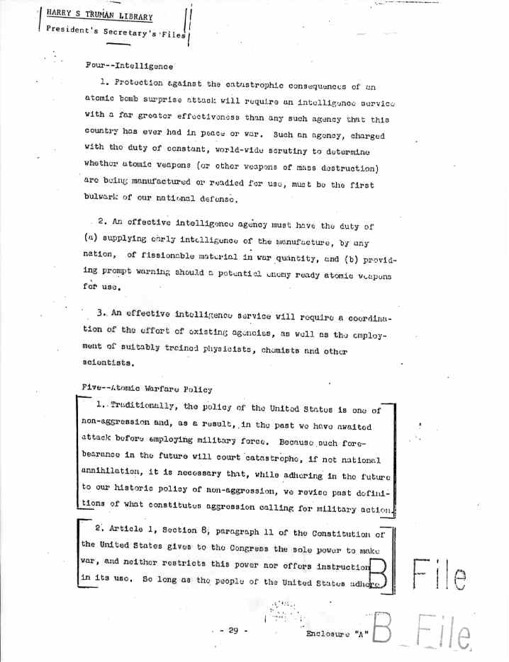 \"The Evaluation of the Atomic Bomb as a Military Weapon\"