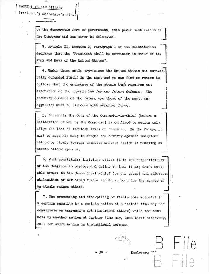 \"The Evaluation of the Atomic Bomb as a Military Weapon\"