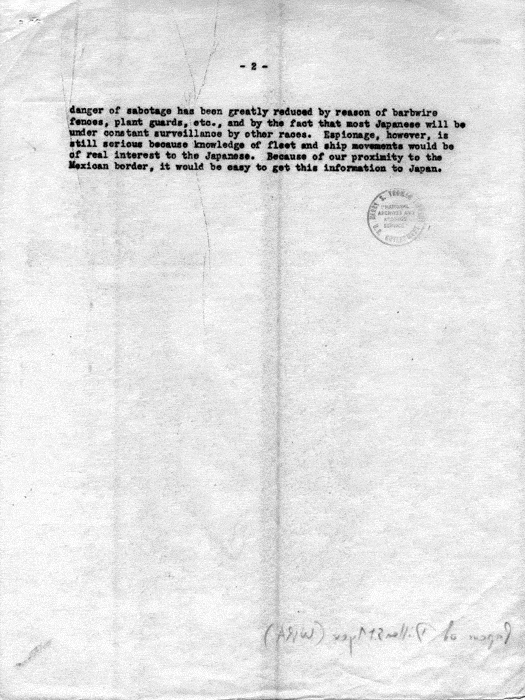 Letter, John M. Hall to Dillon S. Myer, November 19, 1943; with attachment, Excerpts from Confidential Letter from General Emmons to Mr. McCloy, Dated 10 November 1943. Papers of Dillon S. Myer. 