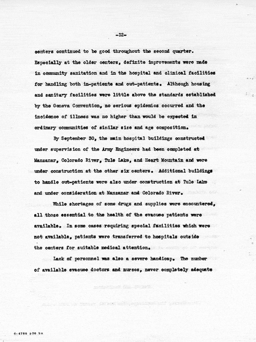 Report: Second Quarterly Report, July 1 to September 30, 1942, War Relocation Authority, not dated, c. late 1942. Papers of Philleo Nash. 