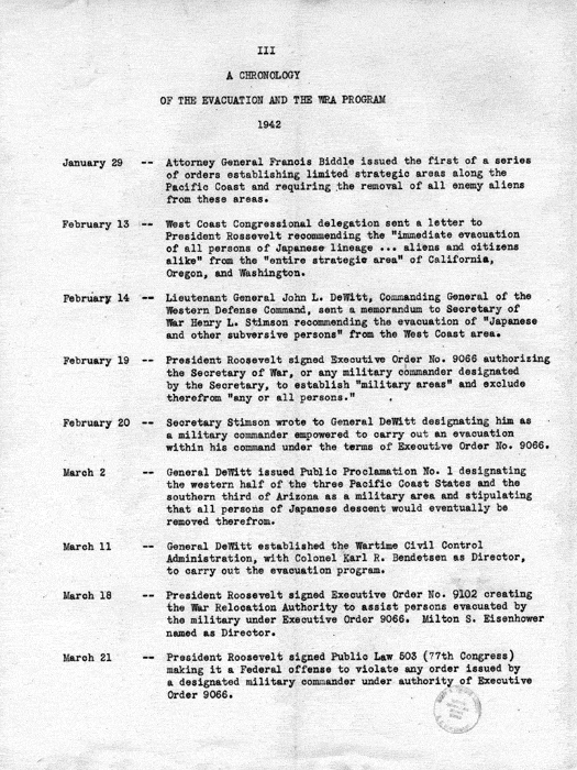 Report, WRA [War Relocation Authority], A story of Human Conservation, not dated, c. late 1946. The final report of WRA director Dillon S. Myer. Papers of Harry S. Truman: Official File.