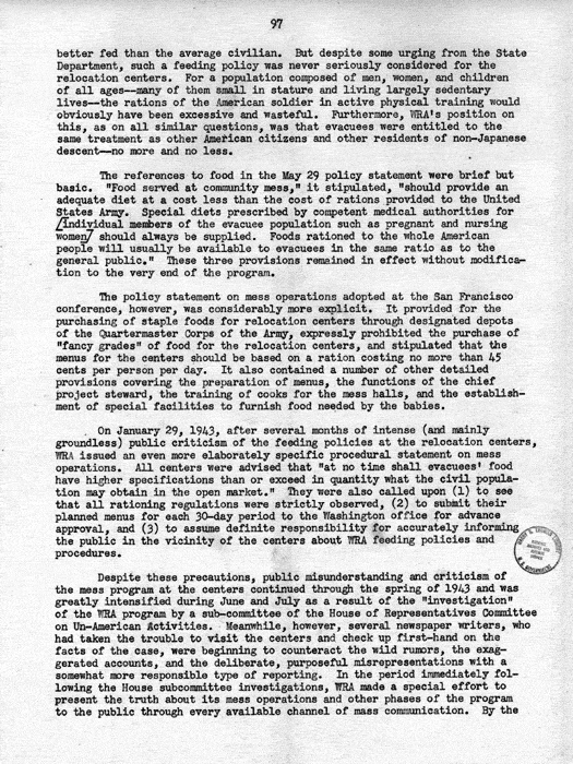 Report, WRA [War Relocation Authority], A story of Human Conservation, not dated, c. late 1946. The final report of WRA director Dillon S. Myer. Papers of Harry S. Truman: Official File.