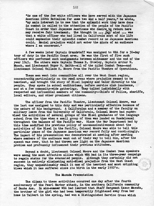 Report, WRA [War Relocation Authority], A story of Human Conservation, not dated, c. late 1946. The final report of WRA director Dillon S. Myer. Papers of Harry S. Truman: Official File.