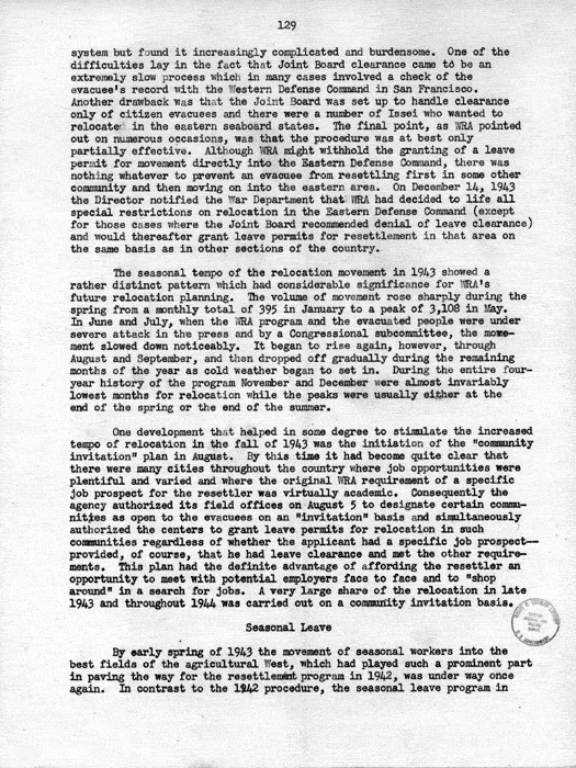 Report, WRA [War Relocation Authority], A story of Human Conservation, not dated, c. late 1946. The final report of WRA director Dillon S. Myer. Papers of Harry S. Truman: Official File.