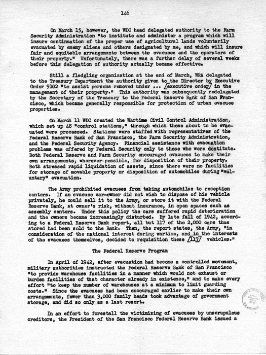 Report, WRA [War Relocation Authority], A story of Human Conservation, not dated, c. late 1946. The final report of WRA director Dillon S. Myer. Papers of Harry S. Truman: Official File.