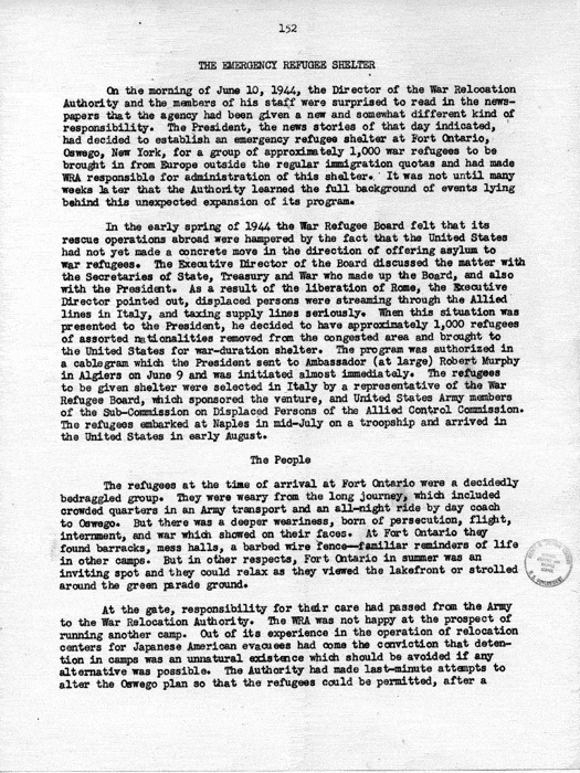 Report, WRA [War Relocation Authority], A story of Human Conservation, not dated, c. late 1946. The final report of WRA director Dillon S. Myer. Papers of Harry S. Truman: Official File.