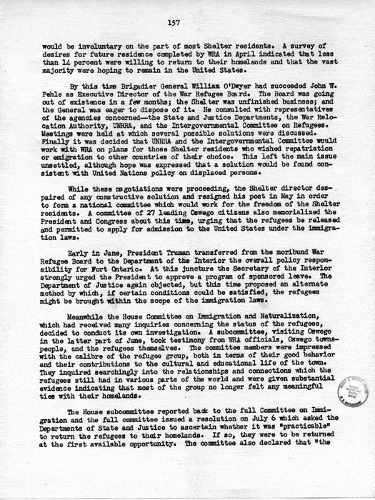 Report, WRA [War Relocation Authority], A story of Human Conservation, not dated, c. late 1946. The final report of WRA director Dillon S. Myer. Papers of Harry S. Truman: Official File.