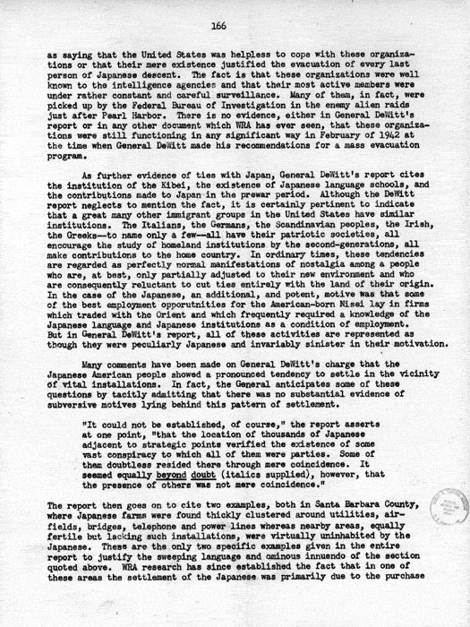 Report, WRA [War Relocation Authority], A story of Human Conservation, not dated, c. late 1946. The final report of WRA director Dillon S. Myer. Papers of Harry S. Truman: Official File.