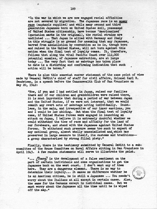 Report, WRA [War Relocation Authority], A story of Human Conservation, not dated, c. late 1946. The final report of WRA director Dillon S. Myer. Papers of Harry S. Truman: Official File.