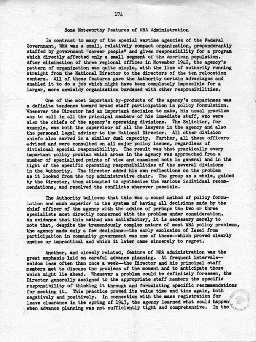 Report, WRA [War Relocation Authority], A story of Human Conservation, not dated, c. late 1946. The final report of WRA director Dillon S. Myer. Papers of Harry S. Truman: Official File.