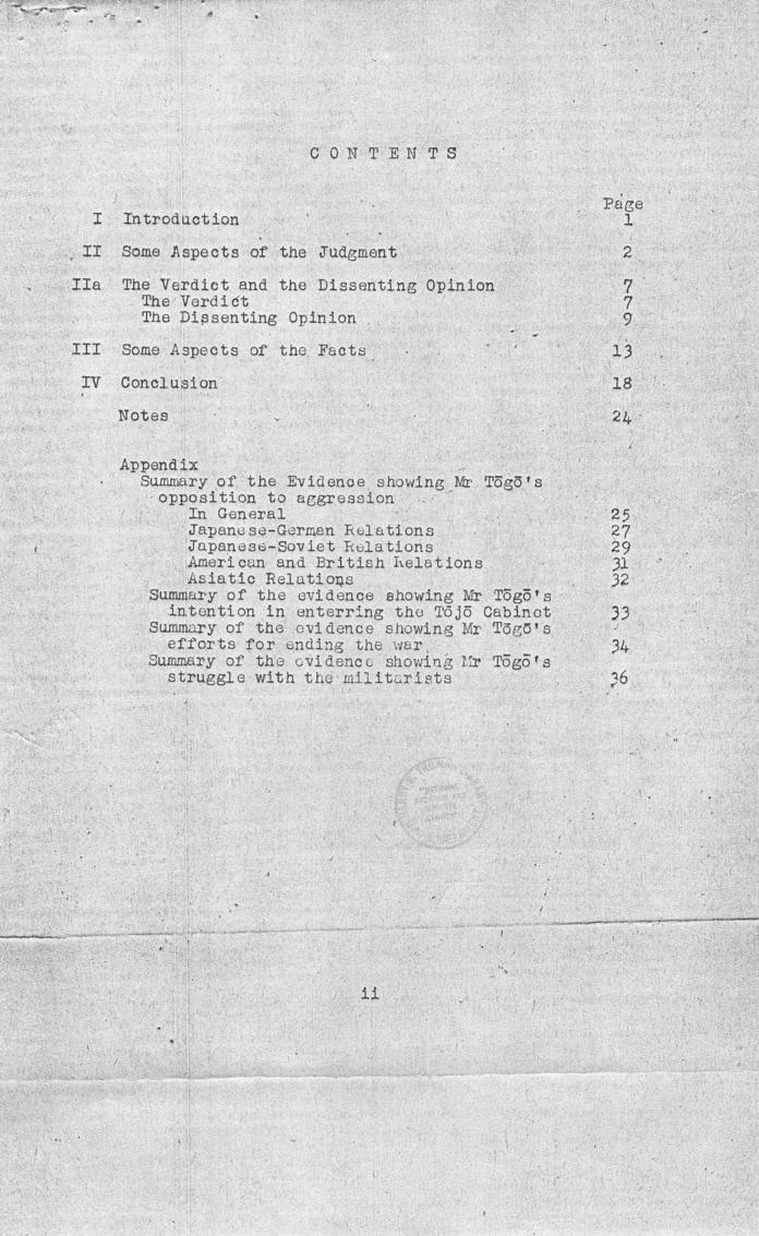 Ben Bruce Blakeney, Petition to the Supreme Commander For the Allied Powers
