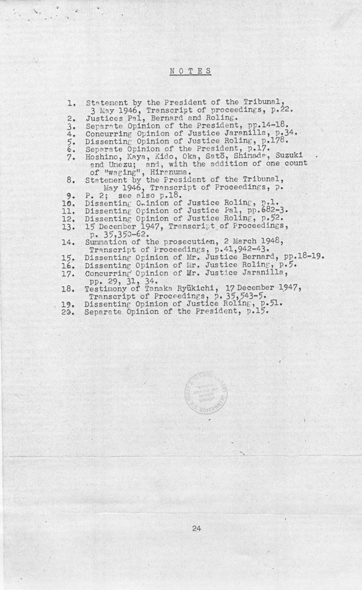 Ben Bruce Blakeney, Petition to the Supreme Commander For the Allied Powers