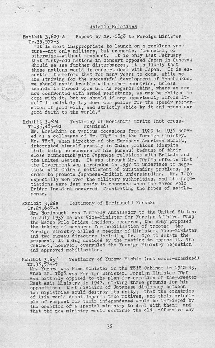 Ben Bruce Blakeney, Petition to the Supreme Commander For the Allied Powers