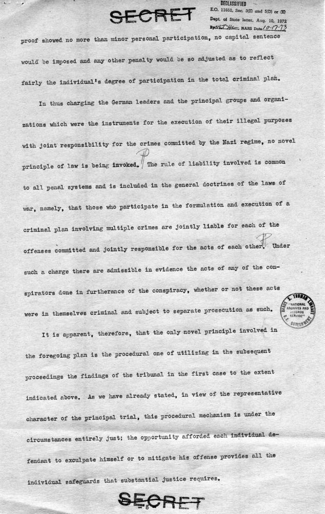 Draft Memorandum for Franklin D. Roosevelt