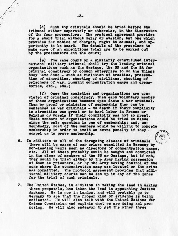 Memorandum from Samuel Rosenman to Scott W. Lucas, accompanied by a copy of a press release