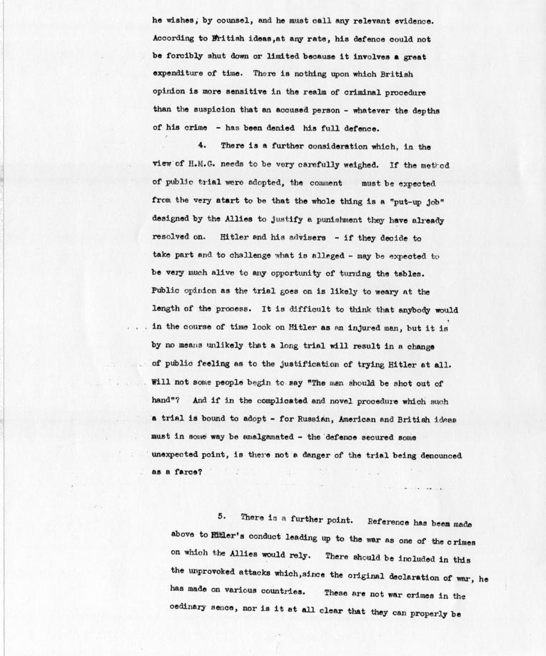 Memorandum from Henry Morgenthau to Samuel Rosenman, accompanied by related memoranda