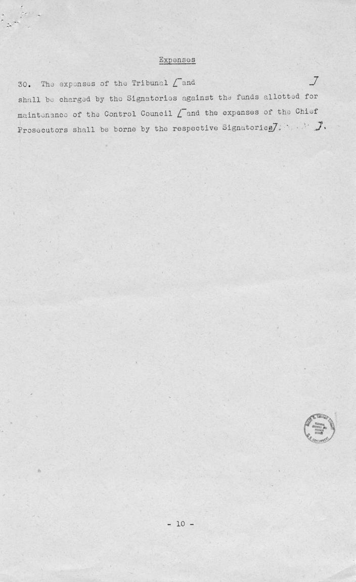 Letter from William Donovan to Samuel Rosenman, accompanied by a letter and memorandum from Robert Jackson to Samuel Rosenman