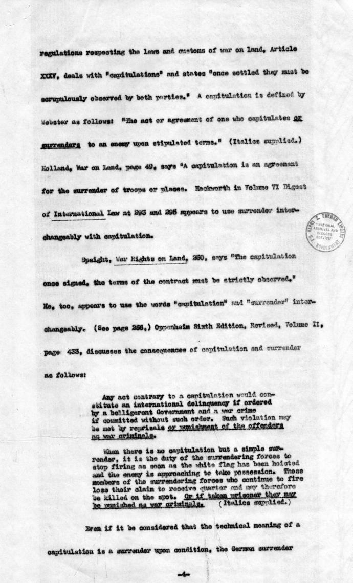 Memorandum, \"Bureau Erhardt Case - Points to be Made in Reply to Petition\"