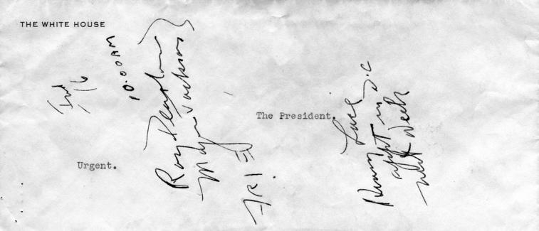 Telegram from Samuel Rosenman to Harry S. Truman
