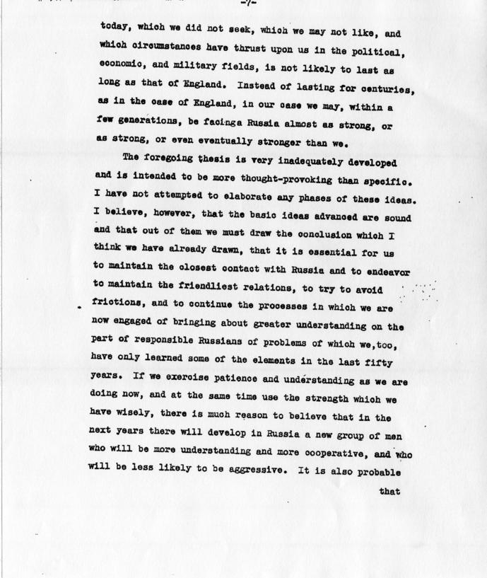 Letters from William Hopkins to Dean Acheson, Frederick Lawton, and Robert Lovett, accompanied by related materials