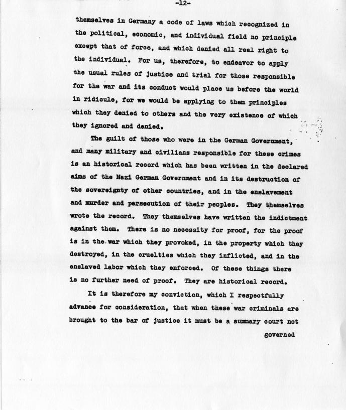 Letters from William Hopkins to Dean Acheson, Frederick Lawton, and Robert Lovett, accompanied by related materials