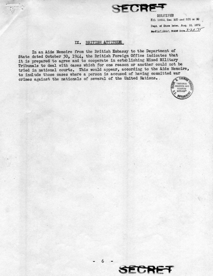 Memorandum from Samuel Rosenman to Harry S. Truman, accompanied by related materials